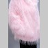 Экошуба от Elena store укороченной длины, розовая, с воротником стойка, Es-22-90