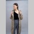 Куртка Elena store прямого фасона, средней длинны, кофейного цвета, 9636