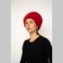 Шапка Elena store, кубанка из эконорки, красного цвета, ES-1508-20